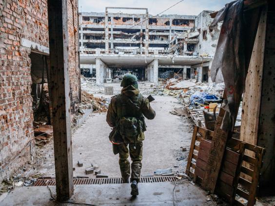 Donetsk airport: The intimacy of Sparta Battalion on the frontline ...