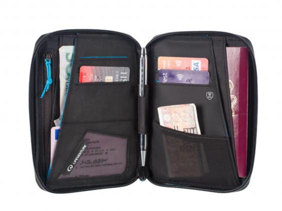 Leather rfid passport holder