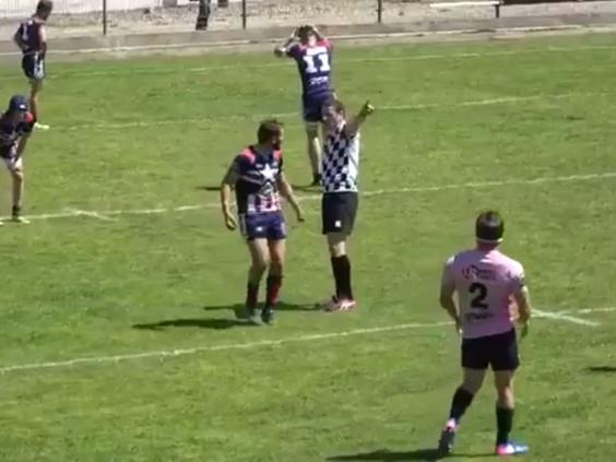 Shocking king-hit floors referee in French rugby league match