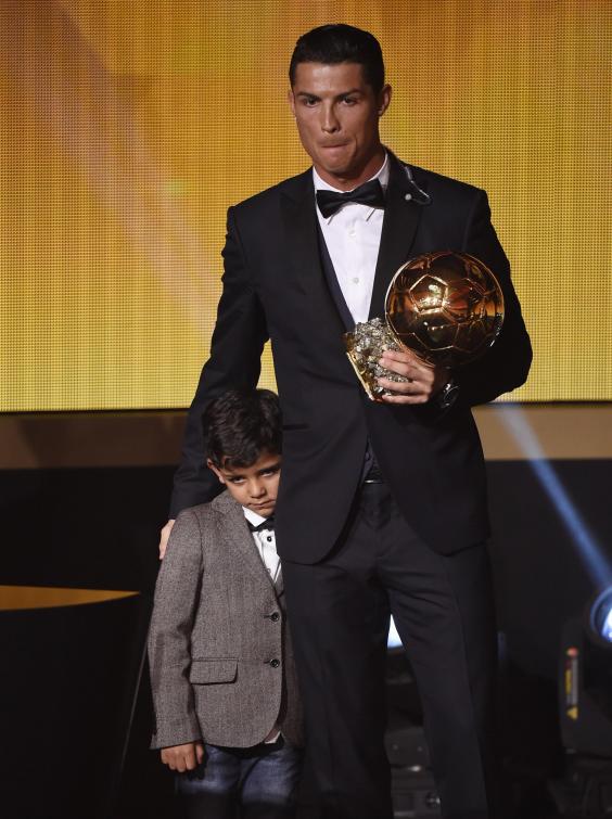 Cristiano Ronaldo's six-year-old son has the Bernabeu crowd on their