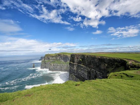 Located on the west coast of Ireland, the Cliffs of Moher reach a whopping 702 feet at their highest point. | The Independent