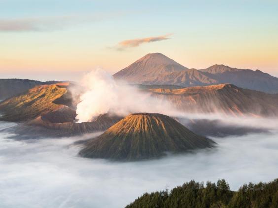 Mount Bromo, one among many active volcanoes on the island of Java, is known for its unparalleled views of the sunrise | The Independent