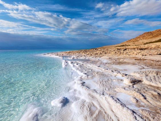 Due to its exceptionally high salt content, there are no animals or life forms besides bacteria in Israel's Dead Sea. You can also easily float in the salt-filled waters, and the mud in the area is said to have healing qualities. | The Independent