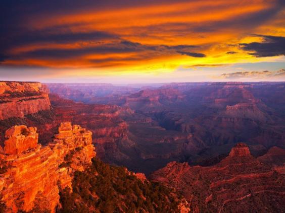 The Grand Canyon is 277 miles long, and, at its widest point, 18 miles across. You can explore various areas of the massive canyon at the Grand Canyon National Park | The Independent