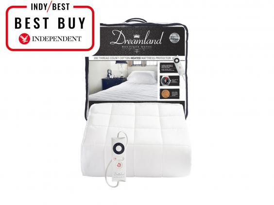 dreamland double heated mattress protector