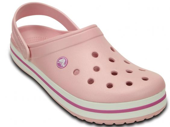 pink balenciaga crocs