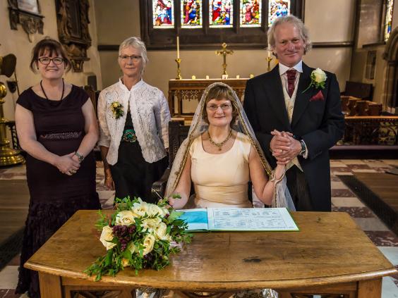 Pernikahan Bill Brookman dan Madeleine Coburn 