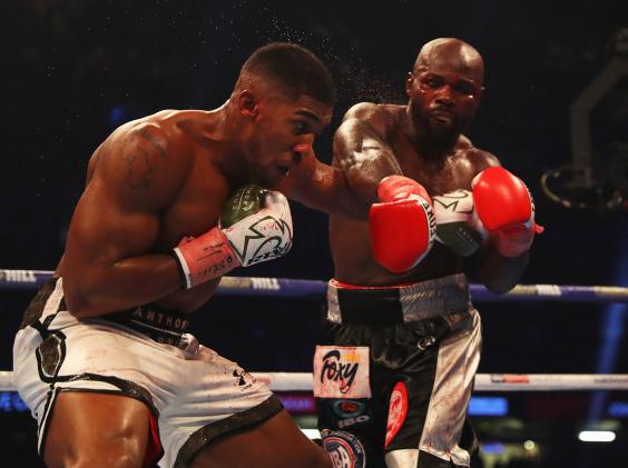 Anthony Joshua stops Carlos Takam to defend WBA and IBF heavyweight ...