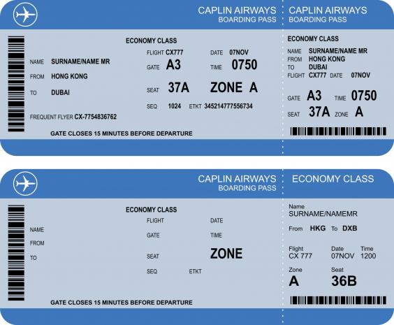 Here's what everything on your boarding pass means | The Independent