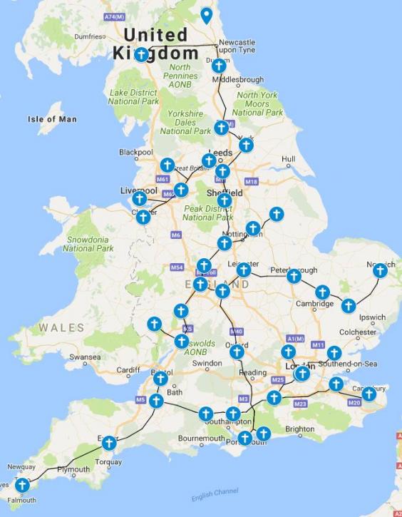 I spent two years walking to every cathedral in England and made some