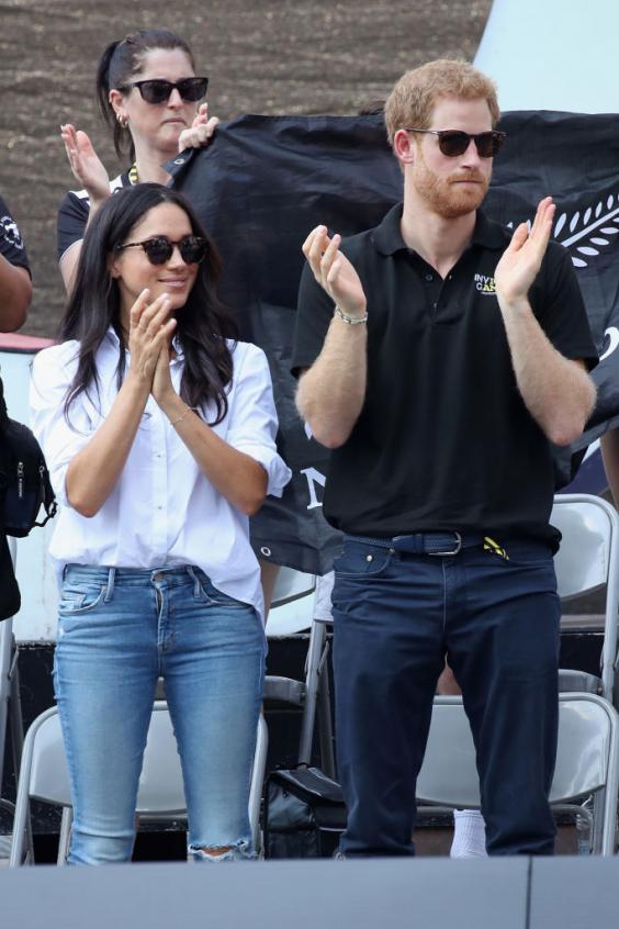 meghan markle white blouse