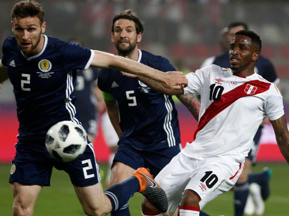 World Cup 2018: Inexperienced Scotland beaten but not disgraced by Peru ...