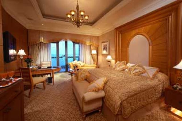 One of the Emirates Palace's luxury rooms