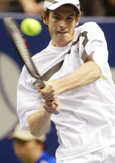 Murray beat Kevin Kim, the world No 125, 6-3, 6-1 in the first round of the SAP Open