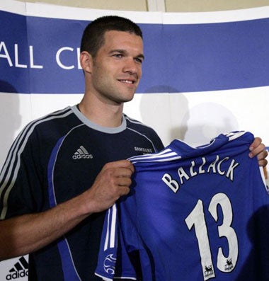 michael ballack jersey number