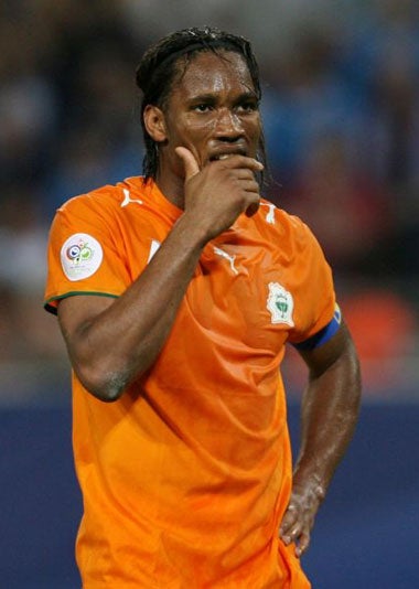 Didier Drogba after the opening game defeat to Argentina