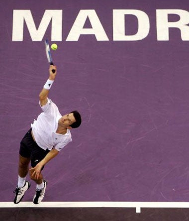Henman beat Spain's Fernando Verdasco 7-5, 6-4 at the ATP Masters Series in Madrid