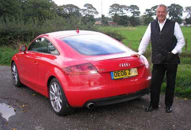 David Mullineaux tests the Audi TT