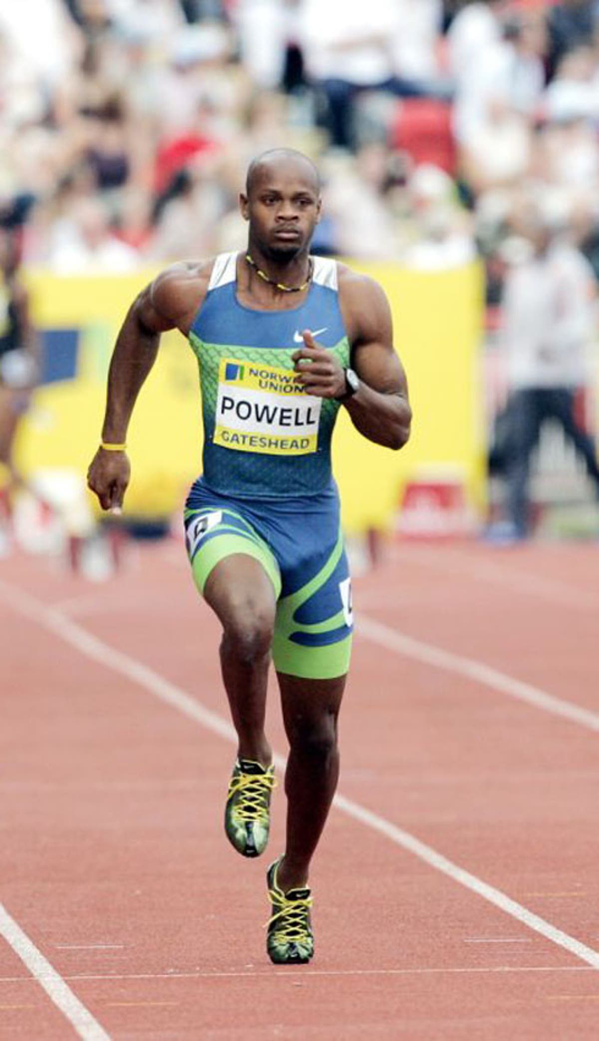 Athletics: Powell thrills British crowd by equalling world 100m record ...