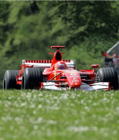 Schumacher's pole position time gained him yet another record