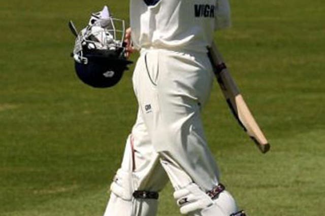 Vaughan departs after making only one run for Yorkshire
