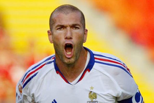 Zidane scored 28 goals for France including two in the 1998 World Cup final in Paris