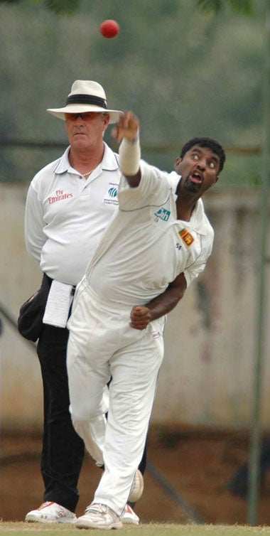 'Chucking' claims have blighted Muralitharan's career