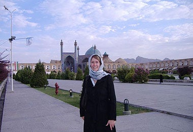 Anne Penketh in Imam square