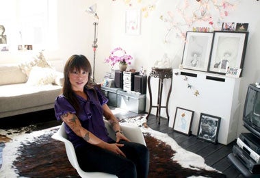 Elegance in an ex-LA:Lok in herstylishLondon pad