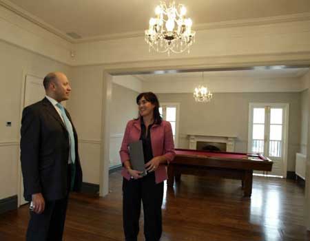 Garrington will see around 20 homes before showing a client three or four