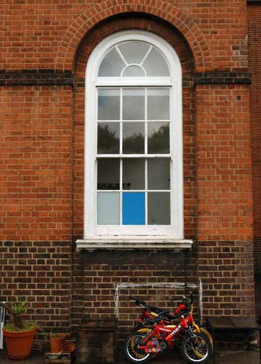 The playground at Ella's Hackney home