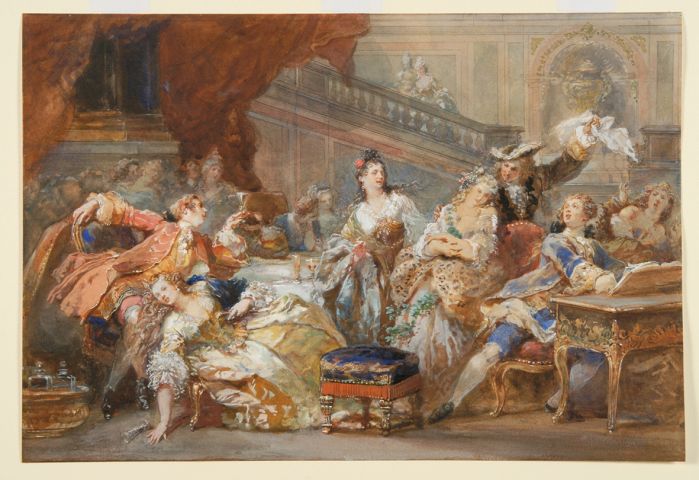 How the other half live: Eugène Lami’s ‘A Supper During the Regency, or The Prodigal Son, or The Orgy’, 1853