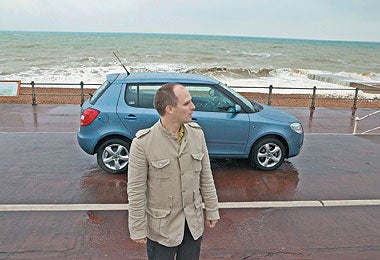 Michael Booth with the Fabia 2