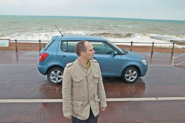 Michael Booth with the Fabia 2