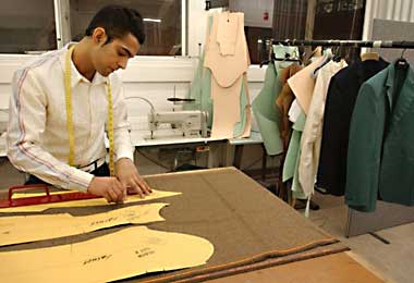 Nimesh Gadhia is studying for an MA in fashion and enterprise