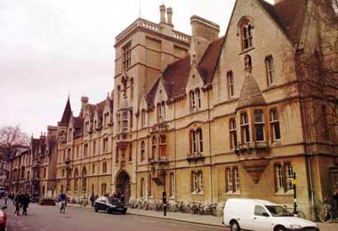 Balliol College, Oxford, rates 10th in the world's university rankings