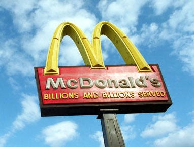 the nike swoosh and the golden arches of mcdonald's are examples of a