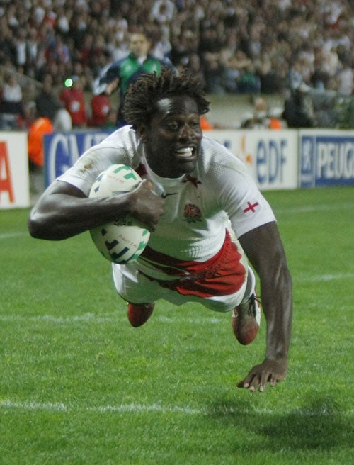Wasps wing Sackey missed his club's big Heineken Cup contest last week