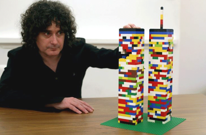 Trevor Beattie recreated New York's fallen twin towers © Carlos Jasso