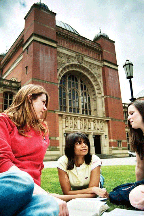 Overseas students at Birmingham University