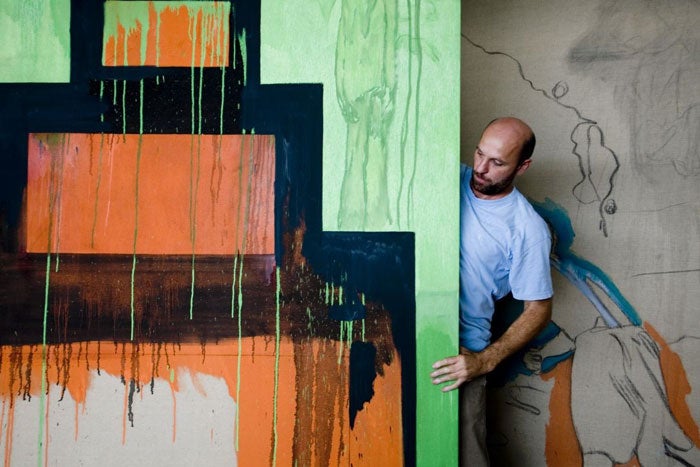 Peter Doig in his studio in Trinidad © Alex Swales