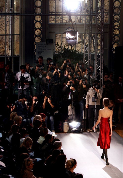 Nicole Farhi's show at the Royal Opera House, Covent Garden