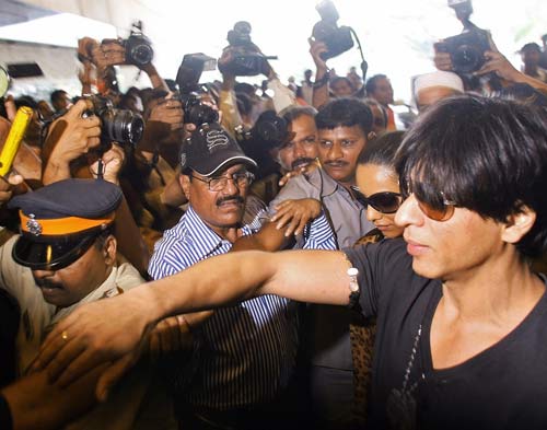 File image: Indian Bollywood star Shah Rukh Khan