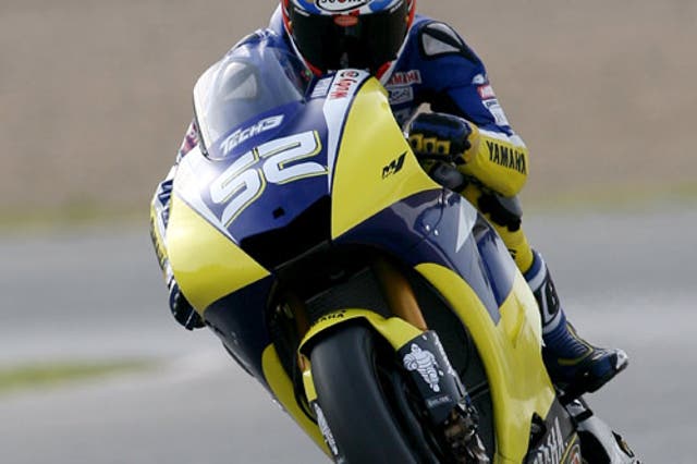 Toseland puts his new MotoGP challenger through its paces at a test in Jerez