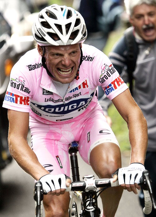 Di Luca has denied allegations he used a drip during the Giro D'Italia