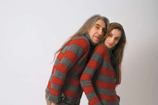 Barrington de la Roche and Inesa Vaiciute say they dress alike because they are the art