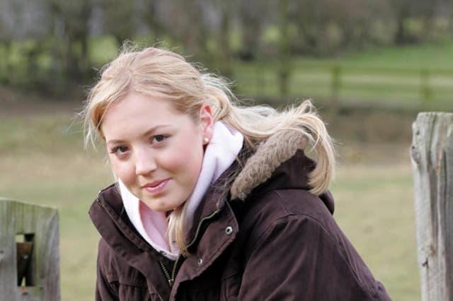 Ellen Whitaker at the family home near Barnsley; soon she will head to Beijing with her uncles John and Michael