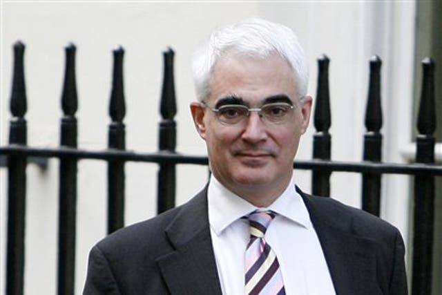 Alistair Darling was forced to rewrite his Budget provisions