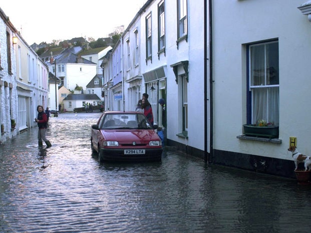 Householders in the South-west have been warned against the effects of heavy downpours