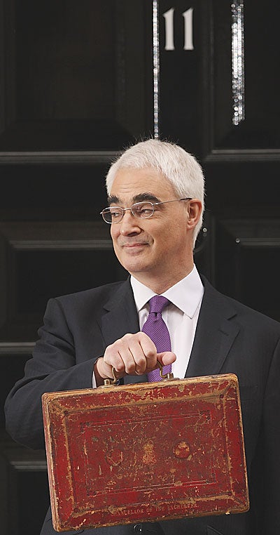 Alistair Darling says his Budget provides help for people facingdifficulties, such as pensioners and poor families with children